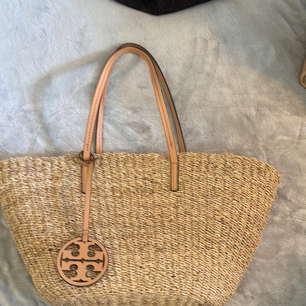 Tory Burch straw tote